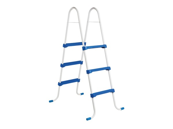 myPOOL Stahlrohrleiter 1,20 m 2x4 Stufen