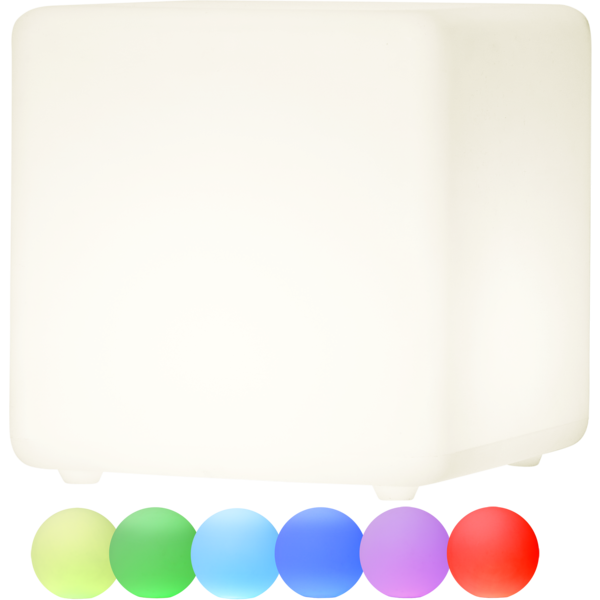 LED-Dekoleuchte Twilights, weiß, Größe 28x28 cm