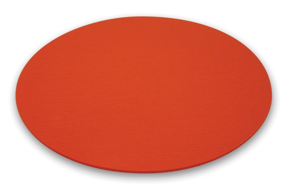 Moree Bubble Filz-Kissen, Ø 40 cm, orange